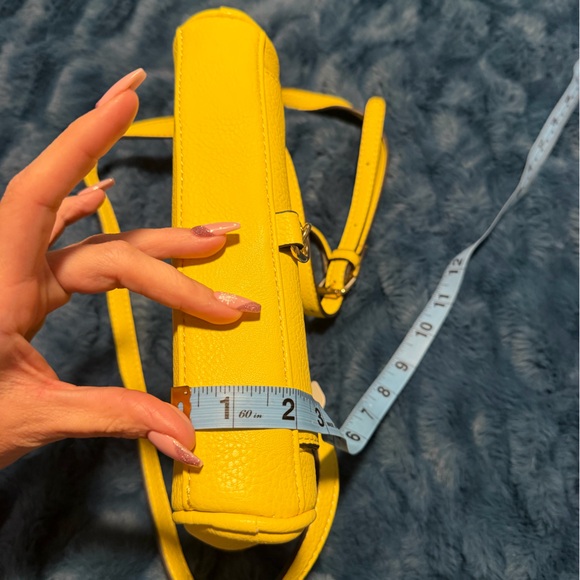 NWT Charming Charlie Yellow Crossbody Bag - Picture 12 of 12